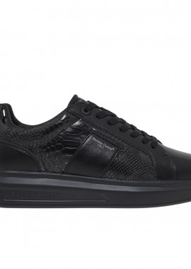 Ανδρικά Sneakers Renato Garini Marcello-630 Μαύρο Φίδι Μαύρο Βερνί V57009633133