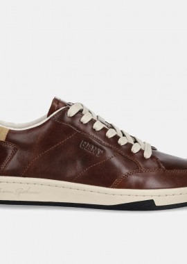 Ανδρικά Δερμάτινα Sneakers Gant Prepus 31631028-G45 Κονιάκ