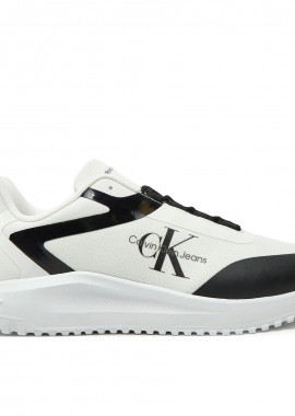 Ανδρικά Sneakers Calvin Klein YM0YM01439-01W Λευκό Μαύρο