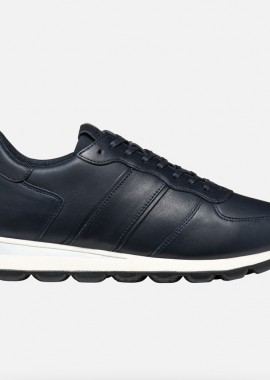 Ανδρικά Ανατομικά Δερμάτινα Sneakers Geox Spherica U4612B 000CL C4002 Μπλε
