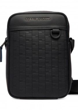 Tommy Hilfiger - Ανδρική Τσάντα Χιαστί Tommy Hilfiger AM0AM14019-BDS Μαύρη