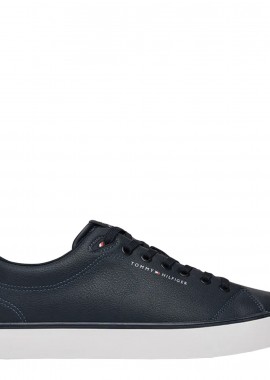 Tommy Hilfiger - Ανδρικά Δερμάτινα Sneakers Tommy Hilfiger FM0FM05511 DW5 Μπλε