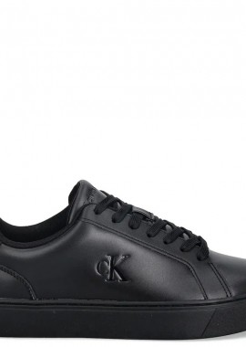 Calvin Klein - Ανδρικά Δερμάτινα Sneakers Calvin Klein YM0YM01435 00T Μαύρα