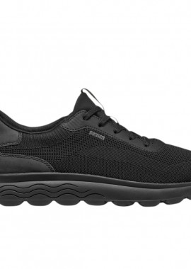 Geox - Ανδρικά Ανατομικά Sneakers Geox Spherica Plus U55MPA 06KEK C9999 Μαύρα