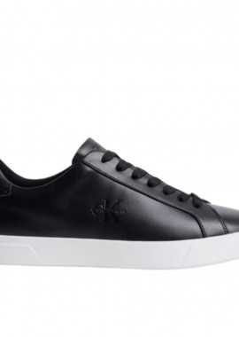 Calvin Klein - Ανδρικά Δερμάτινα Sneakers Calvin Klein HM0HM02123-BEH Μαύρα