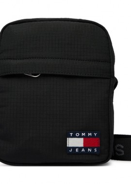 Tommy Hilfiger - Ανδρική Τσάντα Χιαστί Tommy Hilfiger AM0AM14211-BDS Μαύρη