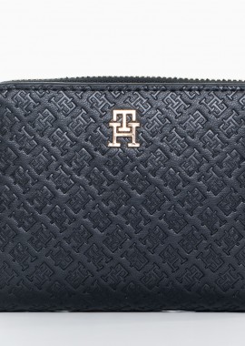 Γυναικείο Πορτοφόλι Tommy Hilfiger AW0AW18474-BDS Μαύρο