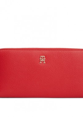 Γυναικείο Πορτοφόλι Tommy Hilfiger Large Ziparound AW0AW18483-XLG Κόκκινο