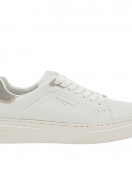 Ανδρικά Sneakers Renato Garini Daves-711 Λευκό Γκρί Nubuck W570011736W3