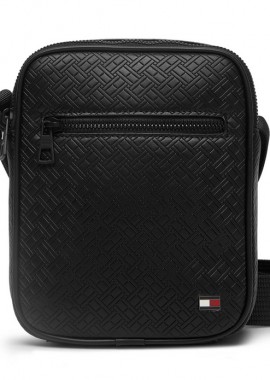 Ανδρική Τσάντα Χιαστί Tommy Hilfiger AM0AM14193-BDS Μαύρη