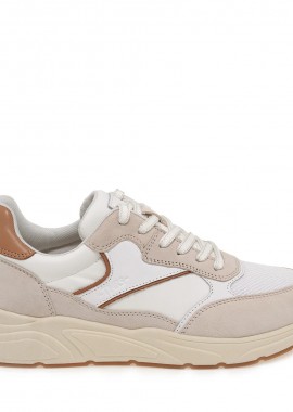 Ανδρικά Δερμάτινα Ανατομικά Sneakers Tamaris 1-13611-44-100 Λευκά
