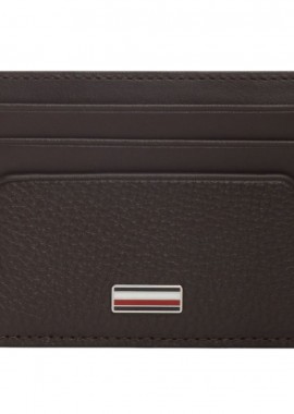 Tommy Hilfiger - Ανδρική Δερμάτινη Καρτοθήκη Tommy Hilfiger AM0AM14494-GB6 Καφέ