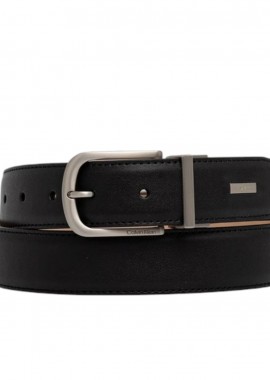 Calvin Klein - Ανδρική Δερμάτινη Ζώνη Calvin Klein LV04D7104G-VZZ Μαύρη