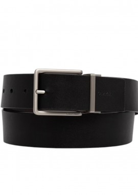 Calvin Klein - Ανδρική Δερμάτινη Ζώνη Διπλής Όψης Calvin Klein LV04D7118G-VZZ Μαύρη-Καφέ