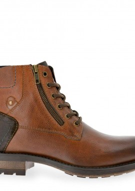 Ανδρικά Δερμάτινα Μποτάκια JK London X23 8460 R526X4602532 Ταμπά