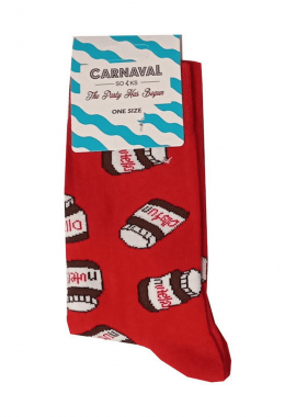 CARNAVAL SOCKS - Unisex κάλτσες Yummy κόκκινες