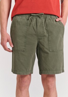 FUNKY BUDDHA - Garment dyed chino βερμούδα