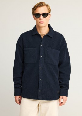FUNKY BUDDHA - Ανδρικό fleece overshirt