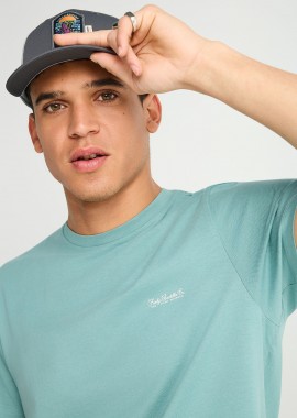 FUNKY BUDDHA - Ανδρικό μονόχρωμο T-shirt - The basics collection