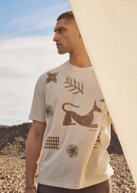 FUNKY BUDDHA - T-shirt με τύπωμα