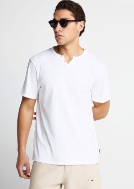 GARAGE 55 - Essential t-shirt Garage 55 με henley λαιμόκοψη