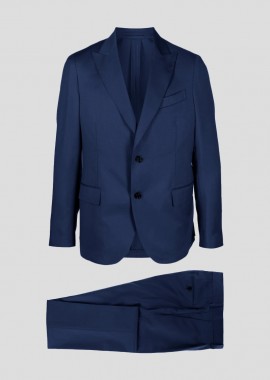 LARDINI - LARDINI Ανδρικό Μπλε Two Piece Suit Blue