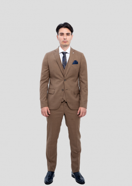 LUBIAM - LUBIAM Ανδρικό Brown Suit