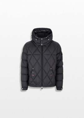 MONCLER - MONCLER Ανδρικό Μαύρο Averole Short Down Jacket
