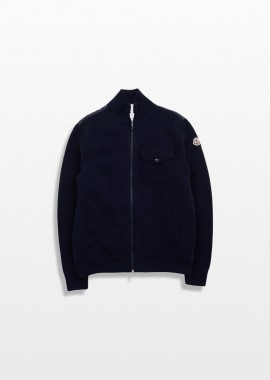 MONCLER - MONCLER Ανδρικό Cardigan Tricot Navy