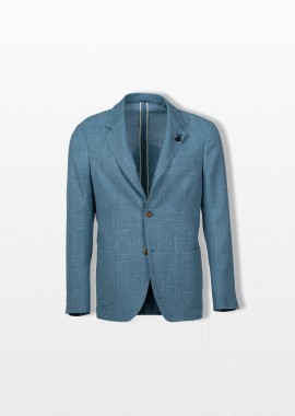 LARDINI - LARDINI Ανδρικό Μπλε Roma Blazer