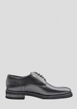 PHILIPPE LANG - PHILIPPE LANG Ανδρικό Μαύρο Lace Yp Leather Loafers