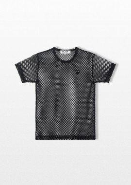 COMME DES GARÇONS PLAY - COMME DES GARÇONS PLAY Ανδρικό Μαύρο Logo Patch T-Shirt