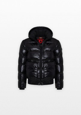 WELLENSTEYN - WELLENSTEYN Ανδρικό Μαύρο Blackbird Men Blouson Puffer Jacket