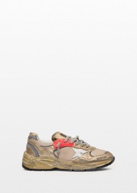 GOLDEN GOOSE - GOLDEN GOOSE Ανδρικό Χρυσό Dad-Star Sneakers