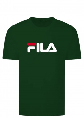 Fila - Μπλούζα Κοντομάνικη Fila Με Τύπωμα Στο Στήθος APCDMS25002-POSYGRN Ανδρικό