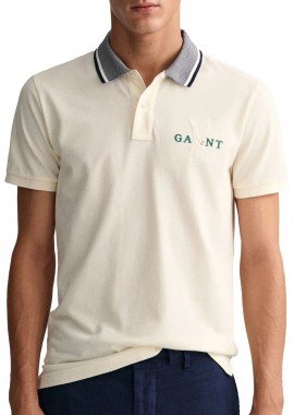 Gant - Μπλούζα Polo Gant Με Λογότυπο 2062015-130 Ανδρικό