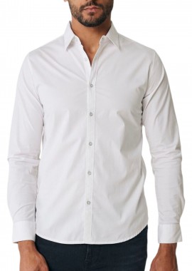 Mexx - Πουκάμισο Μακρυμάνικο Mexx Bob Basic AP1501036M-WHITE Ανδρικό