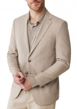 Mexx - Σακάκι Mexx Premium Tailored Blazer MF006001451M-Greyish Sand Ανδρικό