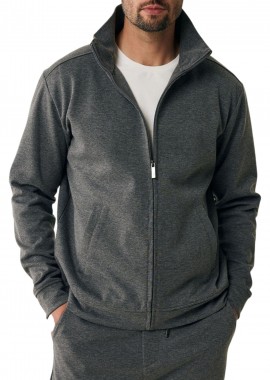 Mexx - Ζακέτα Mexx With High Neck MF007502943M-ANTHRACITE MELEE Ανδρικό