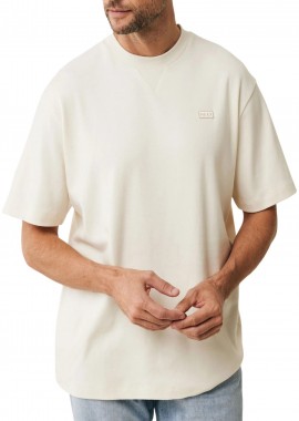 Mexx - Μπλούζα Κοντομάνικη Mexx Frankie MF007800251M-Warm White Ανδρικό