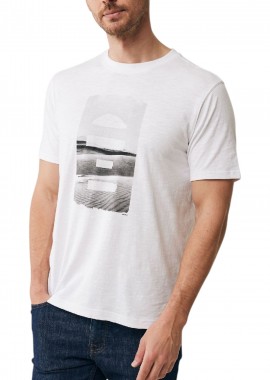 Mexx - Μπλούζα Κοντομάνικη Mexx T-shirt with photo print SS MF007810041M-White Ανδρικό