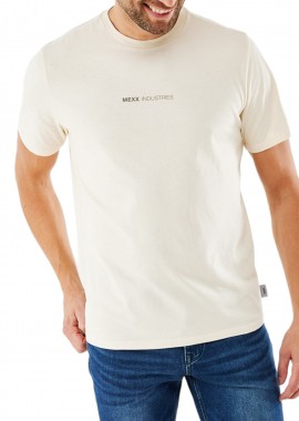 Mexx - Μπλούζα Κοντομάνικη Mexx Crewneck SO2113023M-Off White Ανδρικό
