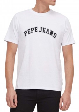 Pepe Jeans - Μπλούζα Κοντομάνικη Pepe Jeans Drop 0 Clement PM509220-800-WHITE Ανδρικό