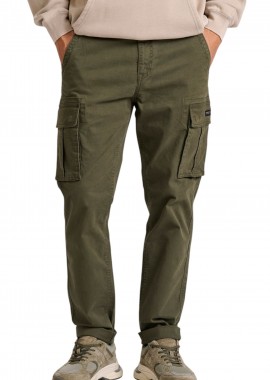 Funky Buddha - Παντελόνι Υφασμάτινο Funky Buddha Cargo FBM010-002-02-DUSTY OLIVE Ανδρικό