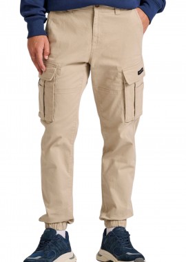 Funky Buddha - Παντελόνι Υφασμάτινο Funky Buddha Cargo FBM010-030-02-ASH Ανδρικό