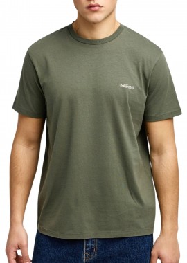 Funky Buddha - Μπλούζα Κοντομάνικη Funky Buddha Μονόχρωμη FBM013-001-04-DEEP FOREST Ανδρικό