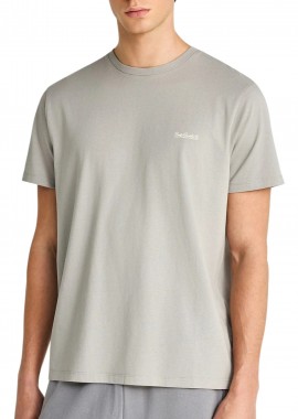 Funky Buddha - Μπλούζα Κοντομάνικη Funky Buddha Μονόχρωμη FBM013-001-04-GREY Ανδρικό