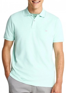 Funky Buddha - Μπλούζα Polo Funky Buddha Με Διακριτικό Λογότυπο FBM013-001-11-AQUA Ανδρικό