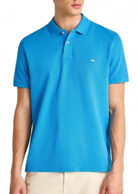 Funky Buddha - Μπλούζα Polo Funky Buddha Με Διακριτικό Λογότυπο FBM013-001-11-IBIZA BLUE Ανδρικό