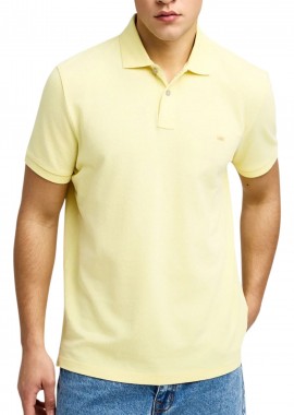 Funky Buddha - Μπλούζα Polo Funky Buddha Με Διακριτικό Λογότυπο FBM013-001-11-LEMONADE Ανδρικό